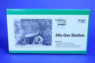 Evergreen Hill HO Scale Craftsman 30's Gas Station Building Kit EH206 • $49.99