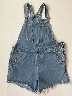 ASPS Design Light Blue Overall Shorts Sz 8 • $10