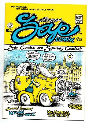 Zap Comix #1 2 3 4 5 6 7 8 9 & 11 (10 Issues)- R Crumb - Apex - Underground - VF • $250