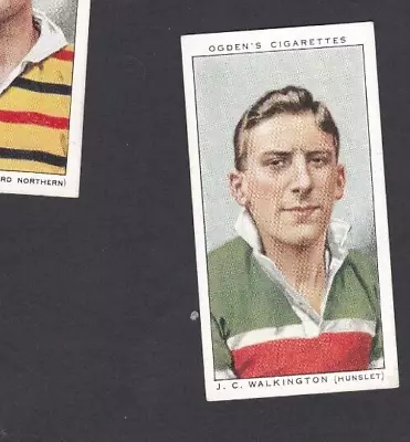 Ogden  Football Club Captains 1936 #48 J.C. WALKINGTON Hunslet Rugby League • £1.50