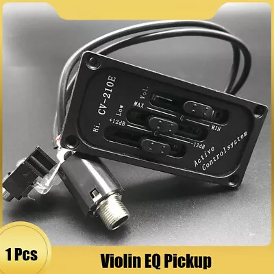 Electric Violin Fiddle Pickup Adjustable Bridge Saddle Pickup Piezo CV-210E • $20.04