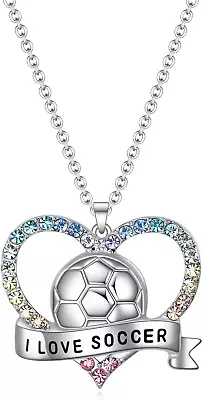Volleyball/Basketball/Soccer/Football Gifts Necklace For Girls WomenShine Color • $48.99