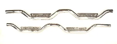 NEW Lund Latitude Polished Stainless Nerf Step Bars 26510023 Jeep Wrangler 07-17 • $359.50