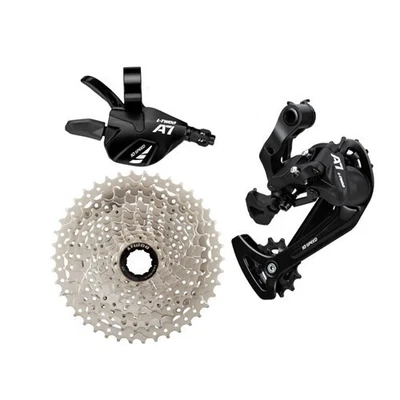 LT Woo MTB A7 Groupset - 1x10 Speed (2x Left Shift & Front Derailleur Optional)  • $164.95