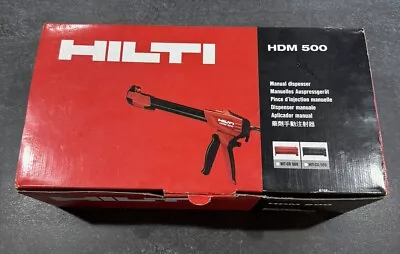 NEW HILTI HDM 500 Manual Adhesive Epoxy Dispenser HIT-CR 500 & HIT-CB 500 • $149.99
