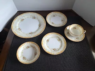 Vintage Antique Noritake N130 6 Piece Place Setting Dinnerware #1 • $52