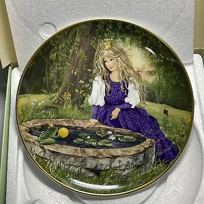 Kaiser Porcelain Plate 1983 The Frog King Gerda Neubacher Fairy Tale Plate #8411 • $12.76