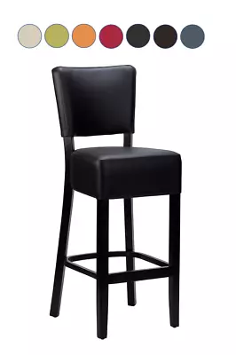 £79.99 • Buy Bar Stool Faux Leather Breakfast Kitchen Pub High Chairs Restaurant Counter