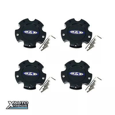 4 X Moto Metal MO951 Wheel Center Cap Black 845L1451S0 • $88