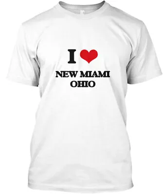 I Love New Miami Ohio T-Shirt Made In The USA Size S To 5XL • $21.59