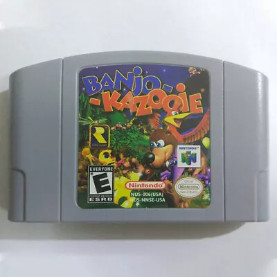 For Nintendo 64 N64 Game Card Cartridge Console Banjo Kazooie US Version • $17.66