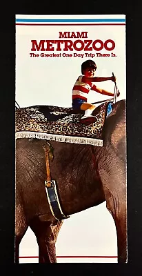 1991 Miami FL Metrozoo Greatest One Day Trip Vintage Zoo Travel Brochure • $12.99