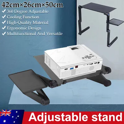 $24.85 • Buy New Portable Foldable Laptop Stand Desk Table Tray Adjustable Sofa Bed Mouse Pad