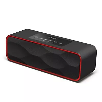 Portable Wireless Bluetooth Stereo Speaker With Powerful Sound DY22-Black/Red • $48.44