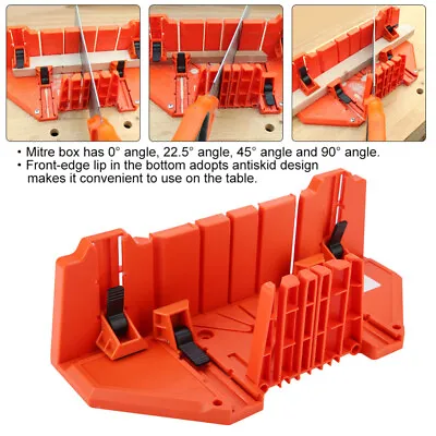£13.18 • Buy 14  Mitre Cutting Block Box Tenon Saw Box Clamp Angle Sawing Tool 355mm UK STOCK