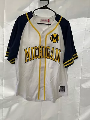 Michigan Wolverines University Football Baseball Jersey New Tee Shirt Size Large • $70