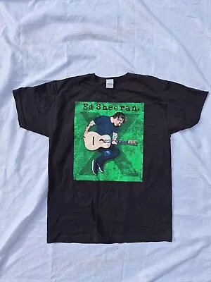 2015 Ed Sheeran Black Tour T-shirt. Size Medium • £13.29
