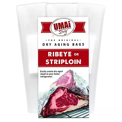 3 Pack Dry Aging Bags For Meat Ribeye Striploin Steak Up To 18lbs Age Beef • $39.52