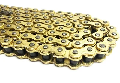 Motorcycle Drive Chain 520H-108 GOLD For Lexmoto LXR 125  [ SY125-10 ] • £20.95