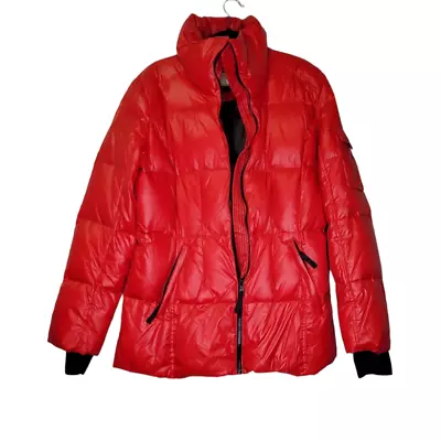 S13 NYC M Red Black Puffer Coat Down Fill Ski Winter Warm Gorpcore Snow  • $75