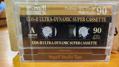 Maxell UDS-II Ultra Professional Industrial Cassette Type II Blank Cassette Tape • $14.25