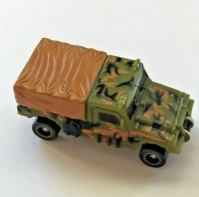 Hot Wheels Micro Military Hummer Humvee Utility Truck Green Black Tan Version. • $6.99