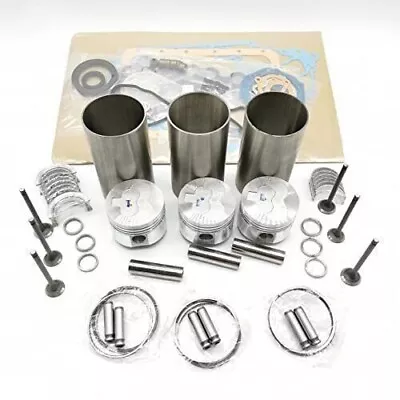 For Mitsubishi L3E L3E-31NS Engine Hanix H12A H17 Excavator Overhaul Rebuild Kit • $549.70