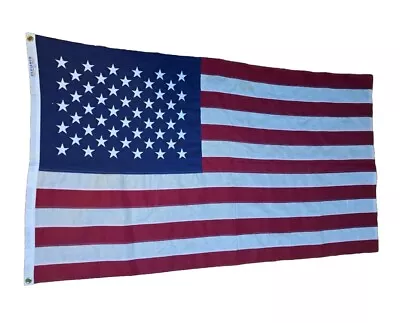 Vintage Annin Defiance American Flag Cotton  50 Stars 3' X 5’ • $44.99