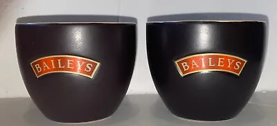 Baileys Irish Cream Liqueur 2 X Ceramic Cups Desserts Coffee Or Drinking • $20