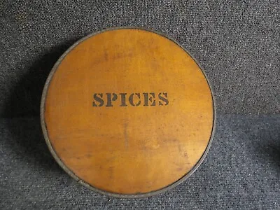 ANTIQUE SPICE BOX Containing 8  Boxes • $150