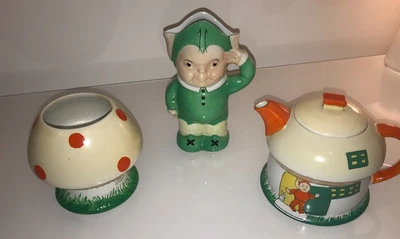 £450 • Buy Shelley Mabel Lucie Attwell Boo-boo Tea Set Service Pot Milk Jug Sugar Bowl