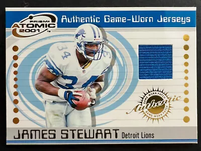 2001 Pacific Prism Atomic #27 James Stewart Jerseys Detroit Lions • $5.95