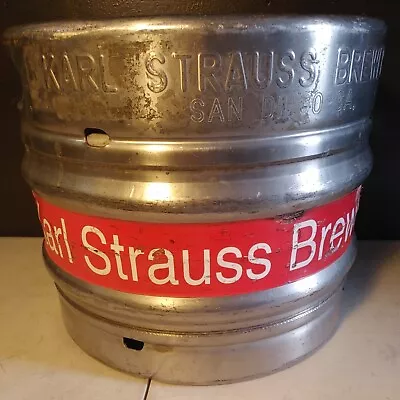 Vintage Rare KARL STRAUSS 7.75 Gallon 29 1/3 Liter Brewing Pony Beer Keg Barrel  • $200