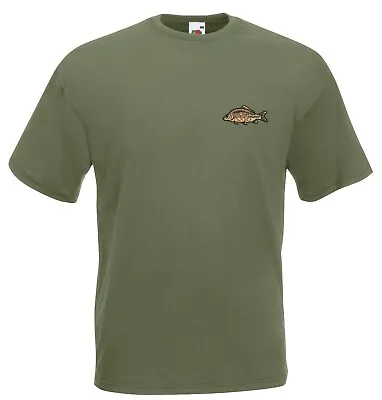 CARP Fishing Embroidered T-Shirt Common/Mirror/Specimen Logo • £9.95