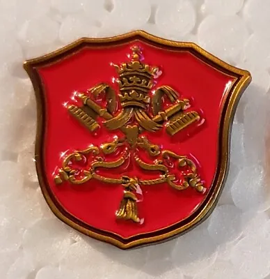 HOLY SEE Vatican Pope Catholic Seal LAPEL PIN Tie Tack • $12.99