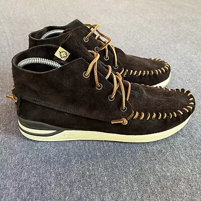 Visvim Men's Yucca Moc Mid Folk Loafer Shoes US 11 Brown Suede • $245