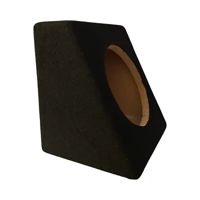 8” Sealed Angled  Single Subwoofer Enclosure Car Audio Speaker MDF-Black • $29.95