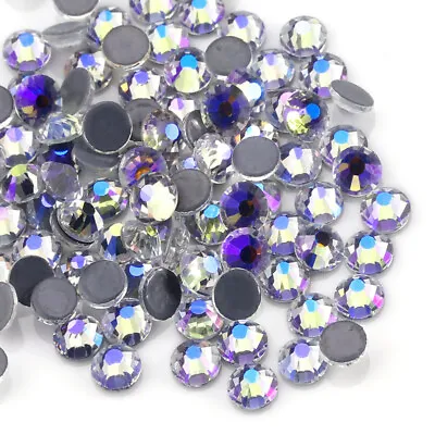 2mm 3mm 4mm 5mm Hotfix Rhinestones Flat Back Gems Crystal Glass Art Deco Beads • $4.49