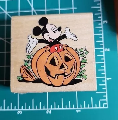 Rubber Stampede: Disney Rubber Stamp.  Mickey S Halloween   EUC Read • $9.99