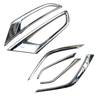 Accessories For Mazda CX3 2016-2021 Front+Rear Fog Light Lamp Cover Trim Chrome • $79.88