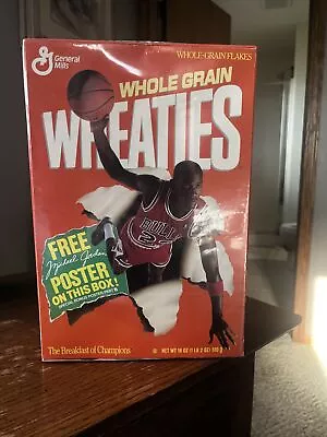 Vintage Michael Jordan Wheaties Box.  Sealed And Unopened.  Poster Part B • $19.99