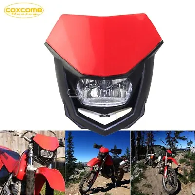 Front Headlight Fairing Head Lamp For Honda CRF100F 150R XR100 Motorcycle Bike • $31.27