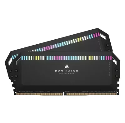 Corsair DOMINATOR Platinum RGB Black 64GB (2x32GB) 6000MHz DDR5 Memory Kit • £215