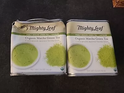 2 MIGHTY LEAF Organic Matcha Green Tea 1.5 OZ *Dented* • $48.99