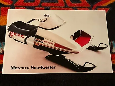 🏁 ‘74 MERC SNO-TWISTER Snowmobile Poster  Vintage Sled  ((MERCURY)) • $21.88