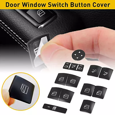 Car Window Switch Button Repair Stickers.For Mercedes-Benz C E CLA Interior Trim • $12.89