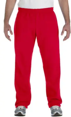 Glidan 5XL Heavy Blend Fleece Lined Elastic Waist Pockets  Sweatpants Red • $11