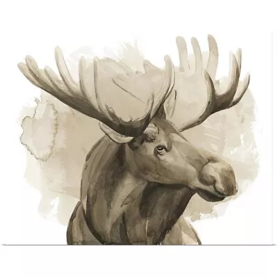 Bull Moose I Poster Art Print Wildlife Home Decor • $29.99