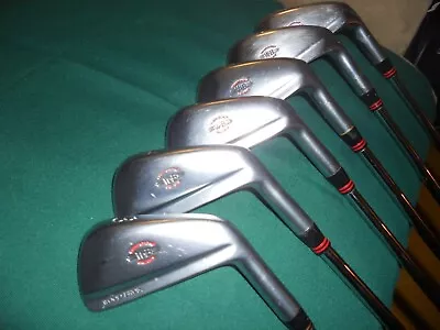 WOOD BROS. CHAMPIONSHIP BALANCE FORGED BLADE IRONS 3-PW (no 5 Or 7) Stiff 6.5 • $90