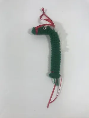 $11.97 • Buy Knit Green Candy Cane Cover Hanging Christmas Tree Ornament Holiday Home Decor